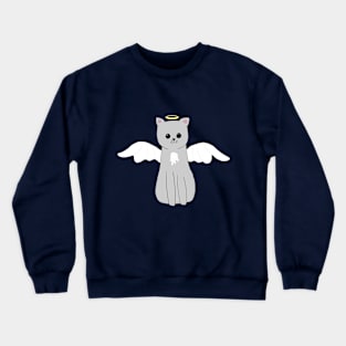 Angel Cat Crewneck Sweatshirt